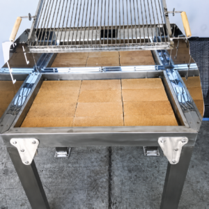 Adjustable Robust Stainless Steel Mobile Braai