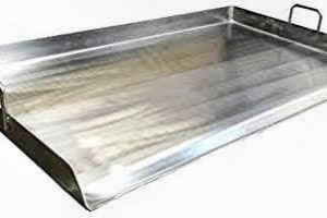 Stainless Steel Frying Pan with Drip Funnel