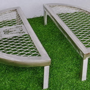 Branded Stainless 2 Halfmoon Grids