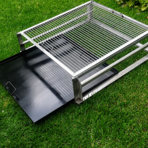 Stainless Steel Three Level Frame With Ash Pan